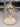 HEART handle - Large Vintage Glass Display Cloche Bell Jar Dome with Wooden Base - Copper Lights included - AAA Batteries required