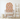Hippie Boho Groovy Flowers Arch Decal - Retro Flower Pattern Wall Sticker - Removable Arch Wall decor - Nursery, Baby Girl, Terracotta