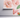 Peel and Stick or Traditional Wallpaper Watercolour Flower Peach and Pink Flowers - Magical Fairy Poppy Garden Pattern