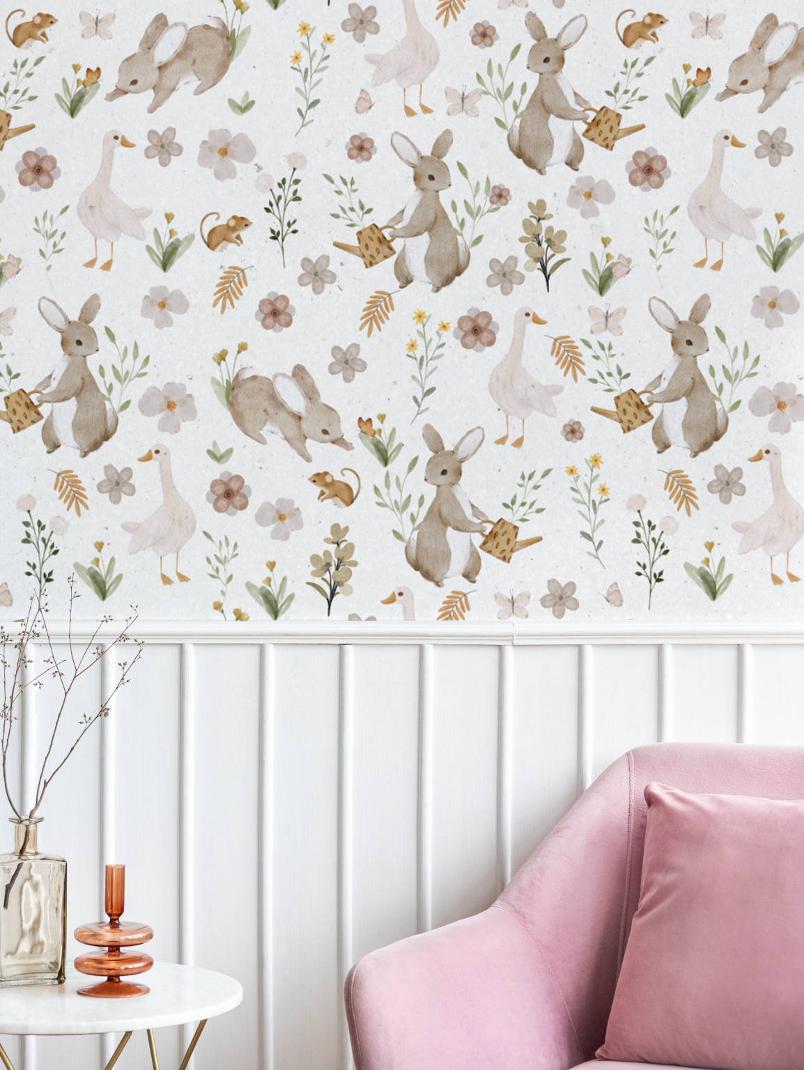 Rabbit Wallpaper Nursery