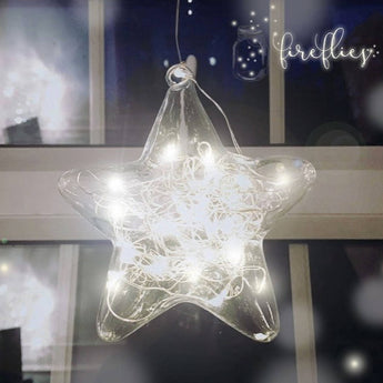 LED Glass Star Hanging Light