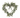 PEARL BERRY CHRISTMAS HEART WREATH 40CM