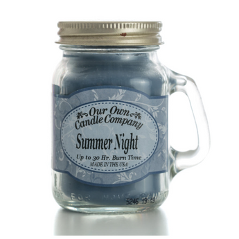 Summer Night Mini Masons Mini Mason Jar Scented Candle