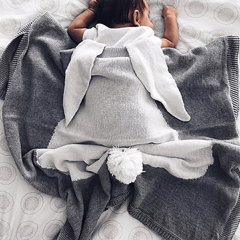 Bunny Bop Blanket by Mama Siesta