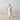 11cm White Rabbit With Heart Balloon