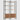 Organise your home in style with this 4-tier solid mango wood bookcase. Features six shelves, four storage doors, and a sturdy powder-coated iron frame in an industrial design. Perfect for living rooms, home offices, studies, and display storage.

Add a touch of industrial style to your home or office with our 4-tier wooden bookcase. This bookshelf with 6 shelves and 4 doors offers an ideal solution for storing and displaying your book collection, magazines, documents or decorative items like photo frames a