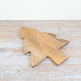 50cm Wooden Chopping Board Tree Design