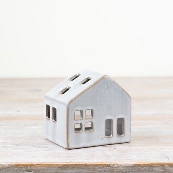 Ceramic Small Candle House, 8.2cm