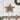 Christmas Star Brown 59.5 x 18 x 74 cm Solid Teak Wood 