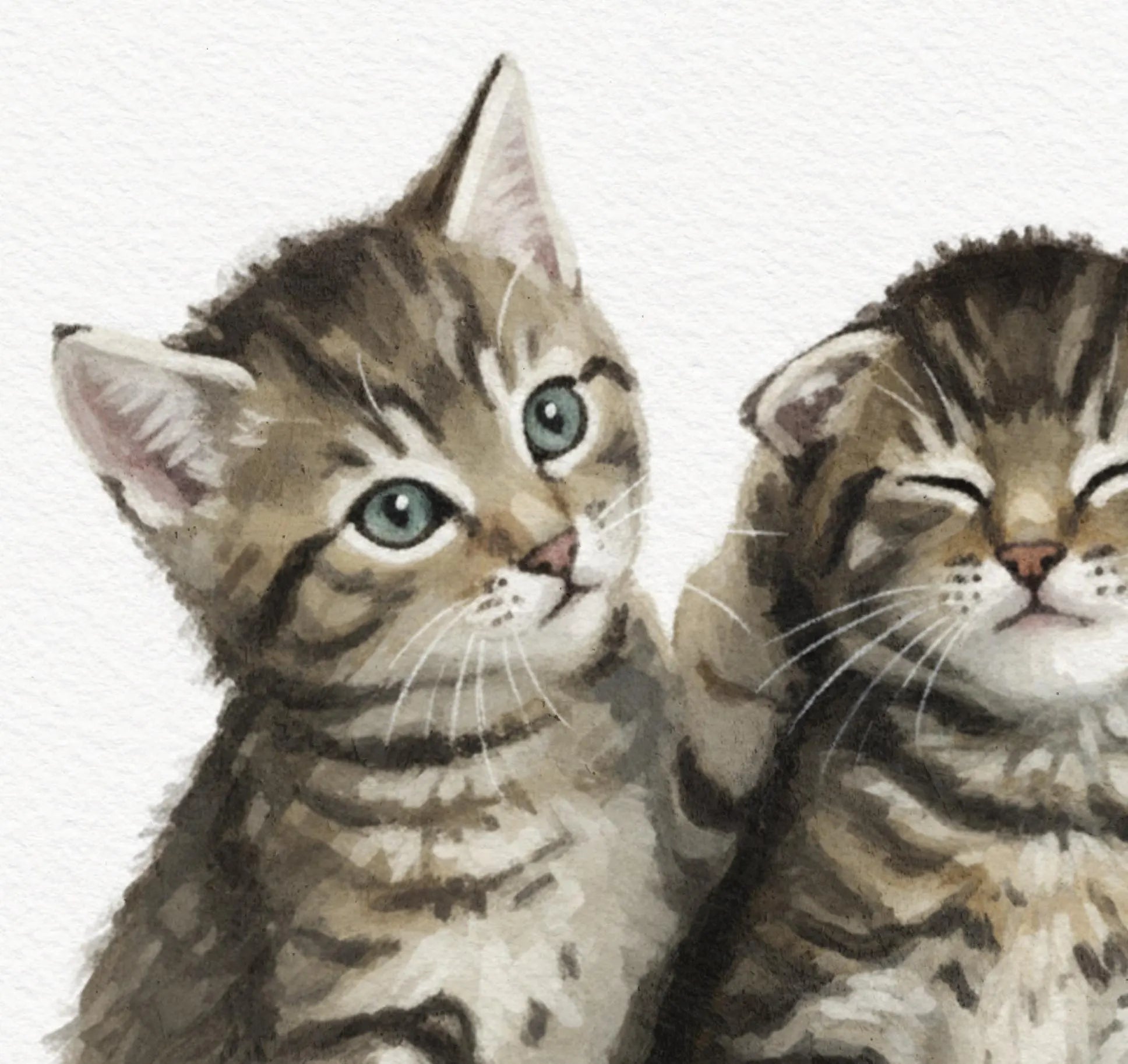 Custom Pet Portrait from photo - Hand-Drawn Illustration / Painting 10