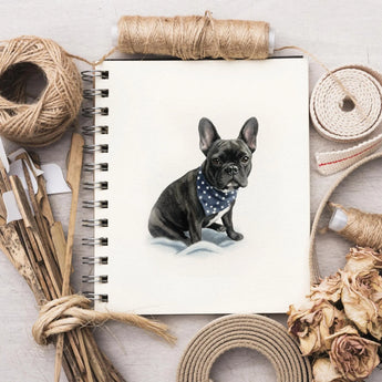 Custom Pet Portrait from photo - Hand-Drawn Illustration / Painting 1