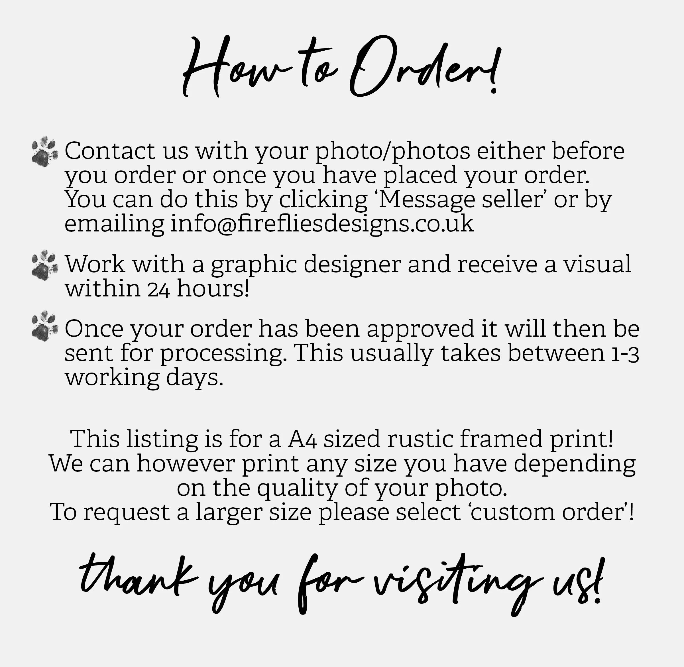 Custom Pet Portrait from photo - Hand-Drawn Illustration / Painting 3
