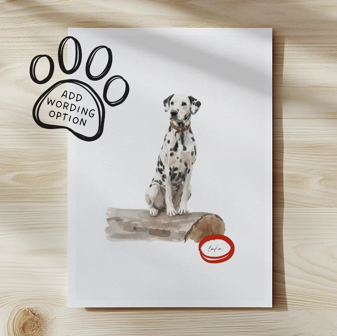 Custom Pet Portrait from photo - Hand-Drawn Illustration / Painting 5