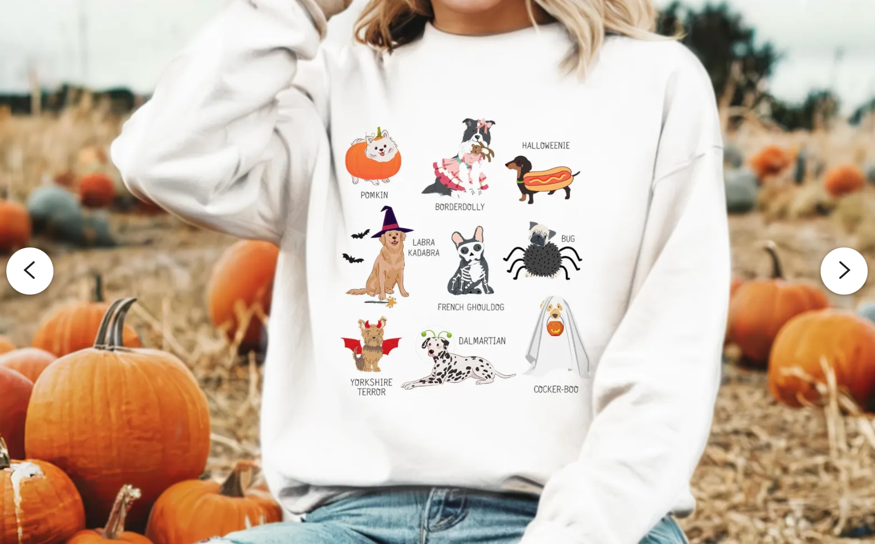 Halloween Jumper Sweatshirt,Halloween Sweater,Ghost Sweatshirt,Halloween Dog Sweatshirt,Ghost Dog Shirt,2023 Happy Halloween Spooky Season 4