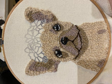 Punch Needle Kit For Beginners. Frenchie French Bulldog Dog lover Craft Kit. Make Your Own. Personalised pup gift.