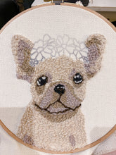 Punch Needle Kit For Beginners. Frenchie French Bulldog Dog lover Craft Kit. Make Your Own. Personalised pup gift.