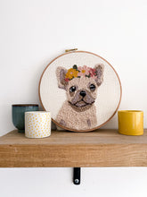 Punch Needle Kit For Beginners. Frenchie French Bulldog Dog lover Craft Kit. Make Your Own. Personalised pup gift.