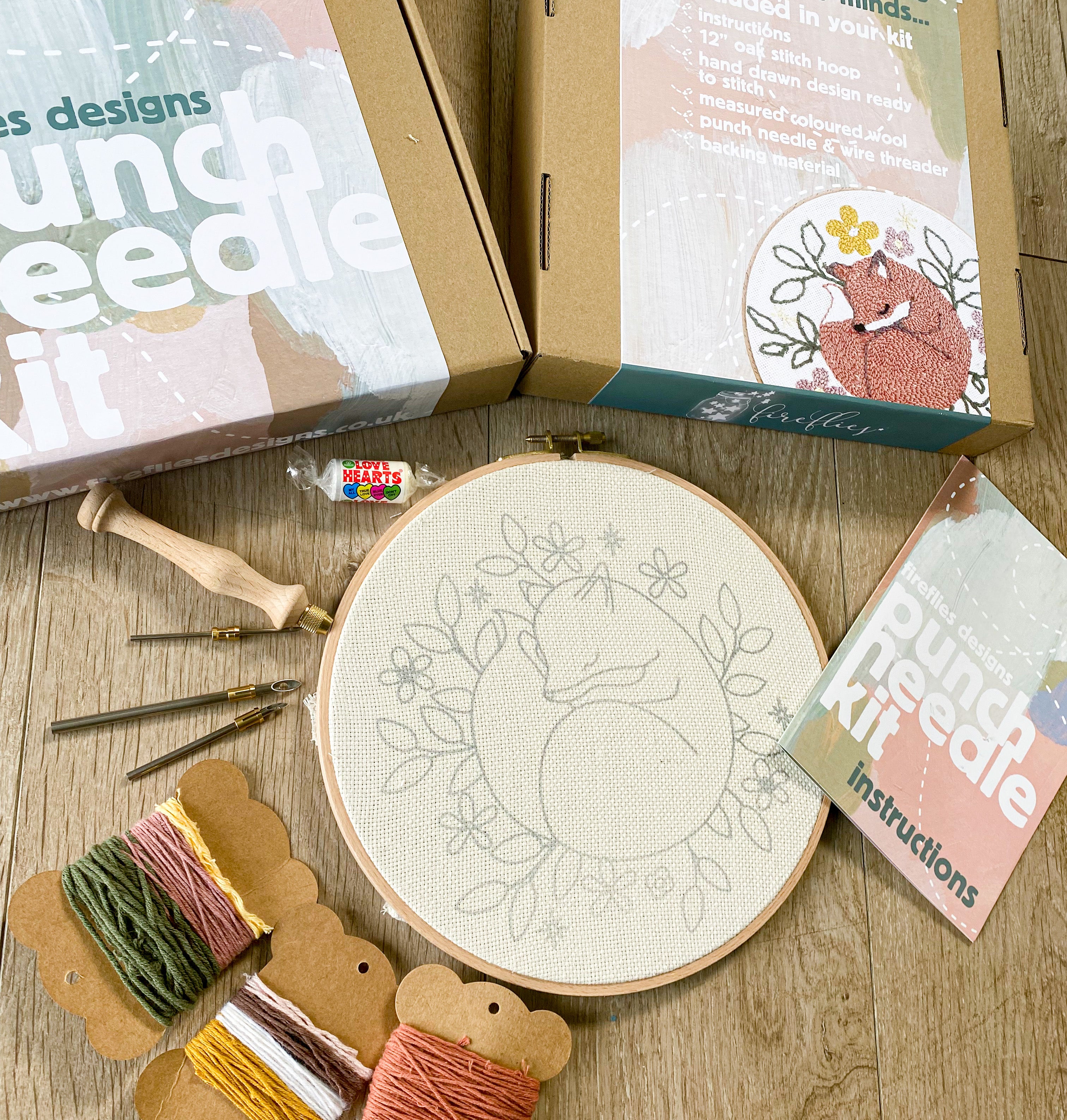 Creative Needle Image Christmas Punch Needle Kit Punch Needle Kit For Beginners, DIY Needle ...