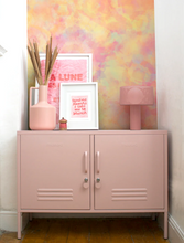 Tie Dye Boho Dreamy Peel and Stick or Traditional Wallpaper Watercolour -  Pink Blue Pastel Peach Rainbow