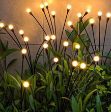 x2 PACK Firefly Solar Garden Lights, 6 LED Starburst Swaying Solar Firefly Lights, 3 Modes Waterproof Solar Powered Firefly Lights Outdoor Decor for Garden, Yard, Pathway