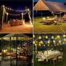 Solar String Lights Outdoor Waterproof, 18M/59Ft 160 LED Fairy Crystal Globe String Lights Solar Powered, Solar Patio Lights with 8 Modes for Lawn, Garden, Yard, Wedding, Party (Warm)