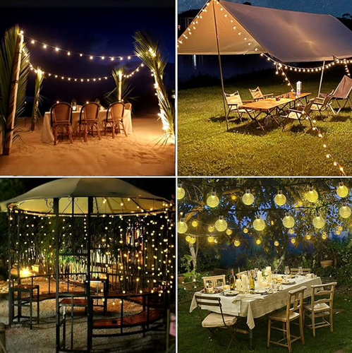 Solar String Lights Outdoor Waterproof 18M 59Ft 160 LED Fairy