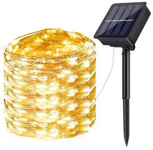 200 LED Bulbs Solar Panel Copper Wire Fairy Light For Christmas Decoration