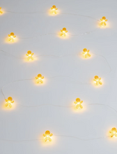 2M 20 LED Gingerbrad Man - plastic copper wire merry christmas string lights