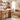 Set of x2 Natural Rattan Bar Chairs 
