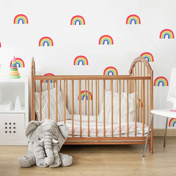 Rainbow Fabric Wall Decals