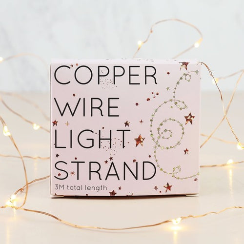 30 BATTERY POWERED LED COPPER WIRE STRING LIGHTS