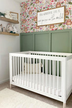NEW! Peel and Stick Bear and Bunny Floral Flower Nursery Baby Removable Wallpaper
