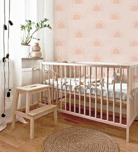 Boho Sunshine Neutral Wall Mural - Peel and Stick