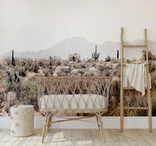 Cactus Desert Ranch Wall Mural - Wallpaper Traditional or Peel and Stick