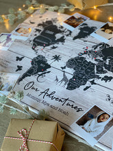 Personalised WORLD Travel Map Pin Board - 2021 Edition