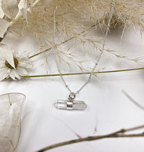 Handmade Moonstone Crystal Gemstone Gold Star Satellite Necklace