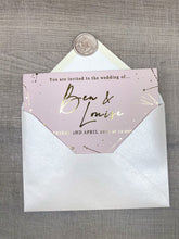 Celestial Boho Gold Foil and Blush Wedding Invites & Save the Dates - Horoscope, Written in the Stars, Moon, Starsigns, Stationery, Planning