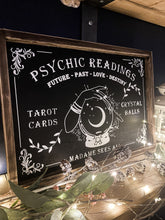 Psychic Crystal Ball - Halloween Farmhouse Wood Sign A3