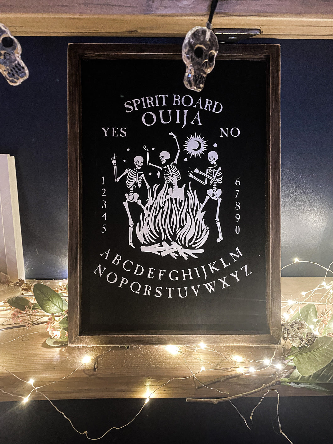 Ouija Board - Halloween Farmhouse Wood Sign A3