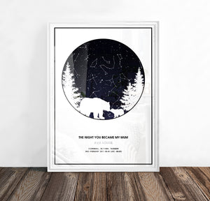 Personalised Written in the Stars STAR map