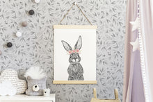 Bunny Flower Crown PRINT ONLY UNFRAMED