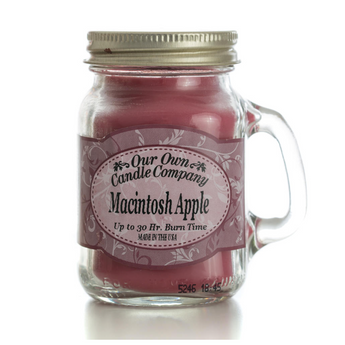 Macintosh Apple Mini Mason Jar Scented Candle