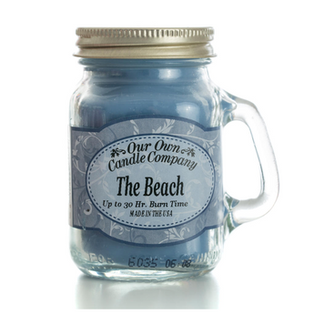 The Beach Mini Masons Mini Mason Jar Scented Candle