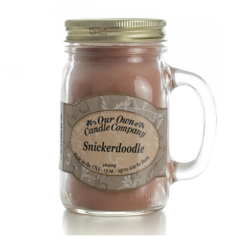 Snickerdoodle LARGE Mason Jar Scented Candle