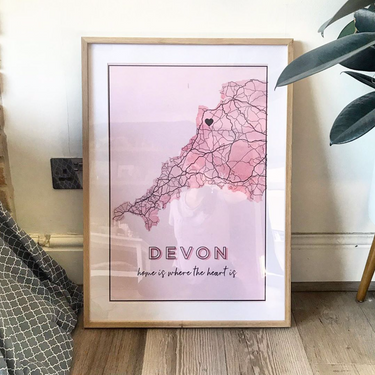 Custom Location World Map Poster