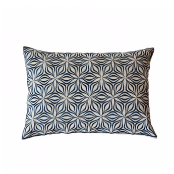 Martha Geometric Cushions Rectangular on Linen