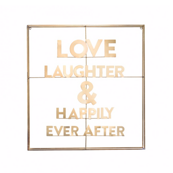 Love, Laughter & Happily Ever After Word Art