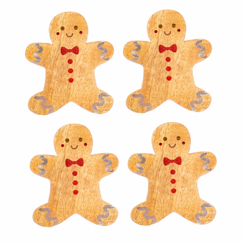 GINGERBREAD COASTER - SET OF 4