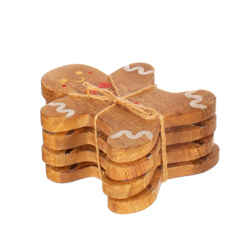 GINGERBREAD COASTER - SET OF 4