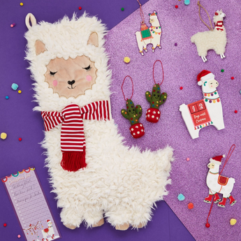 FA LA LA LLAMA CHRISTMAS STOCKING - Fireflies Designs